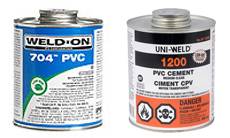 1236S Pvc Cement Clear-Qt - GLUE, PRIMER, LUBRICANTS, TAPE, SEALANT